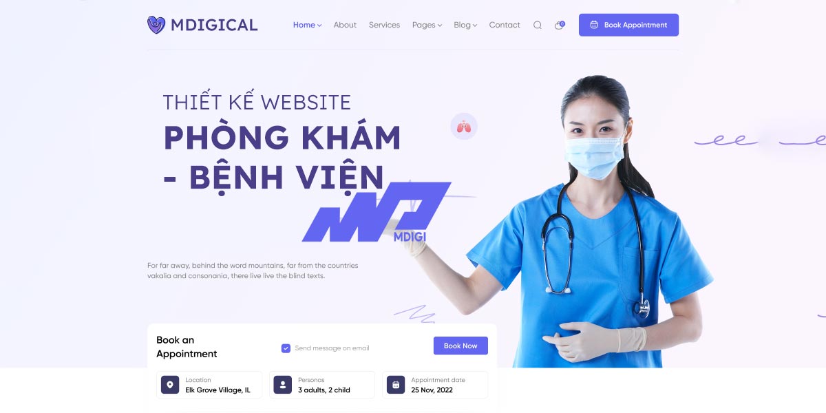 Thiết kế Website Phòng Khám Nha Khoa Chuyên Nghiệp