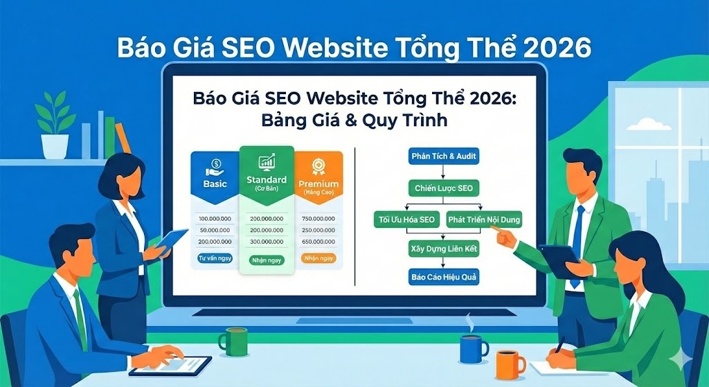 Bảng Báo Giá SEO Tổng Thể
