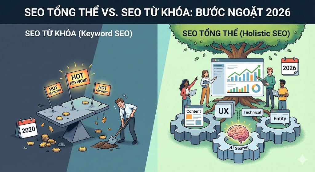 SEO Tổng Thể và SEO Từ Khóa