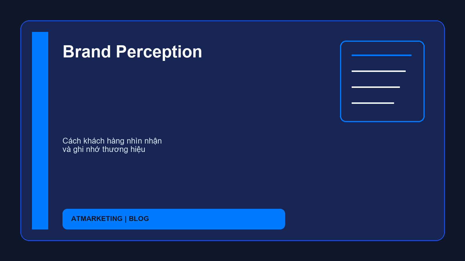 Brand Perception