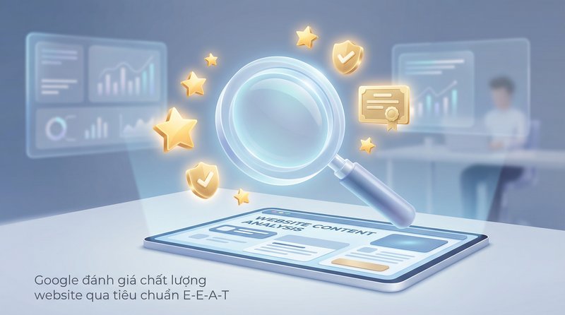 Google đánh giá chất lượng website qua tiêu chuẩn E-E-A-T