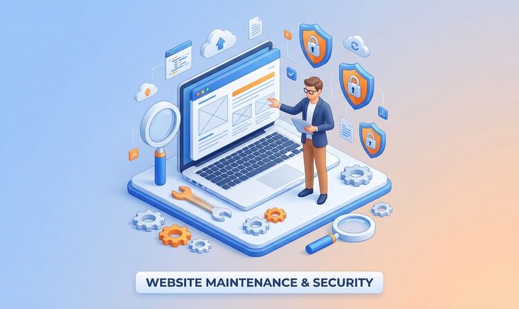 Dịch vụ chăm sóc website - Website maintenance and security