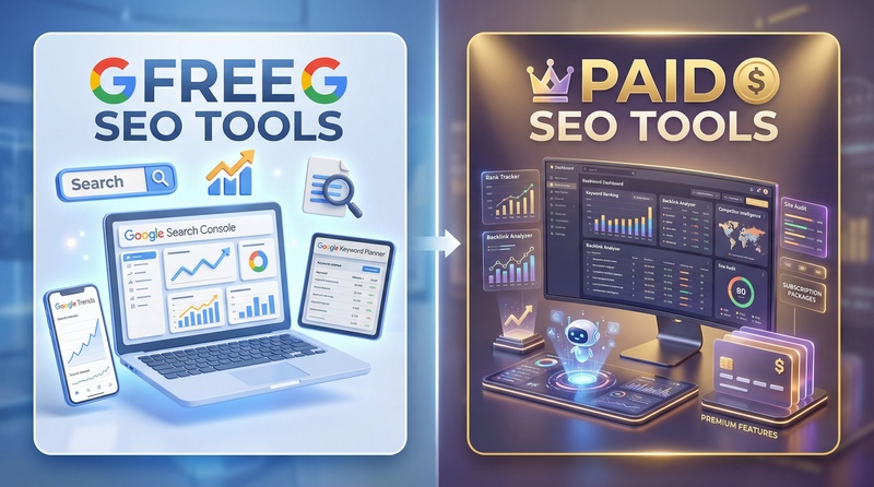 So sánh Công Cụ SEO Miễn Phí Và Trả Phí