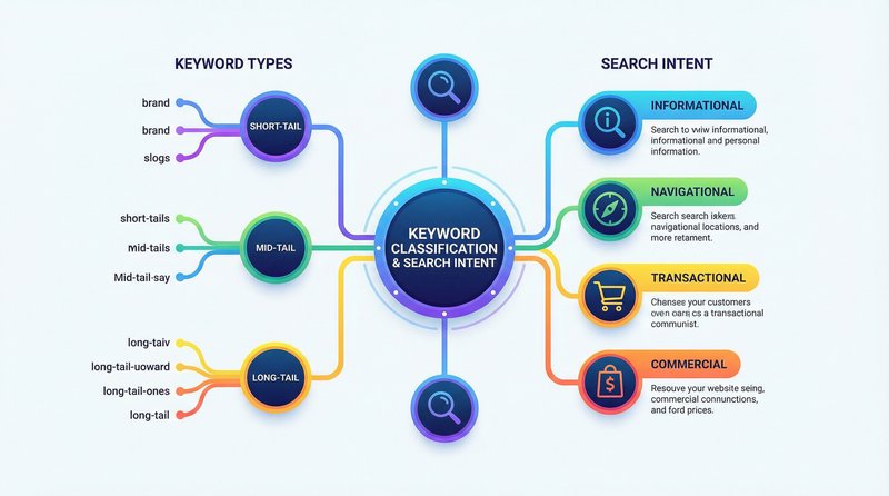 Phân loại từ khóa theo loại và Search Intent