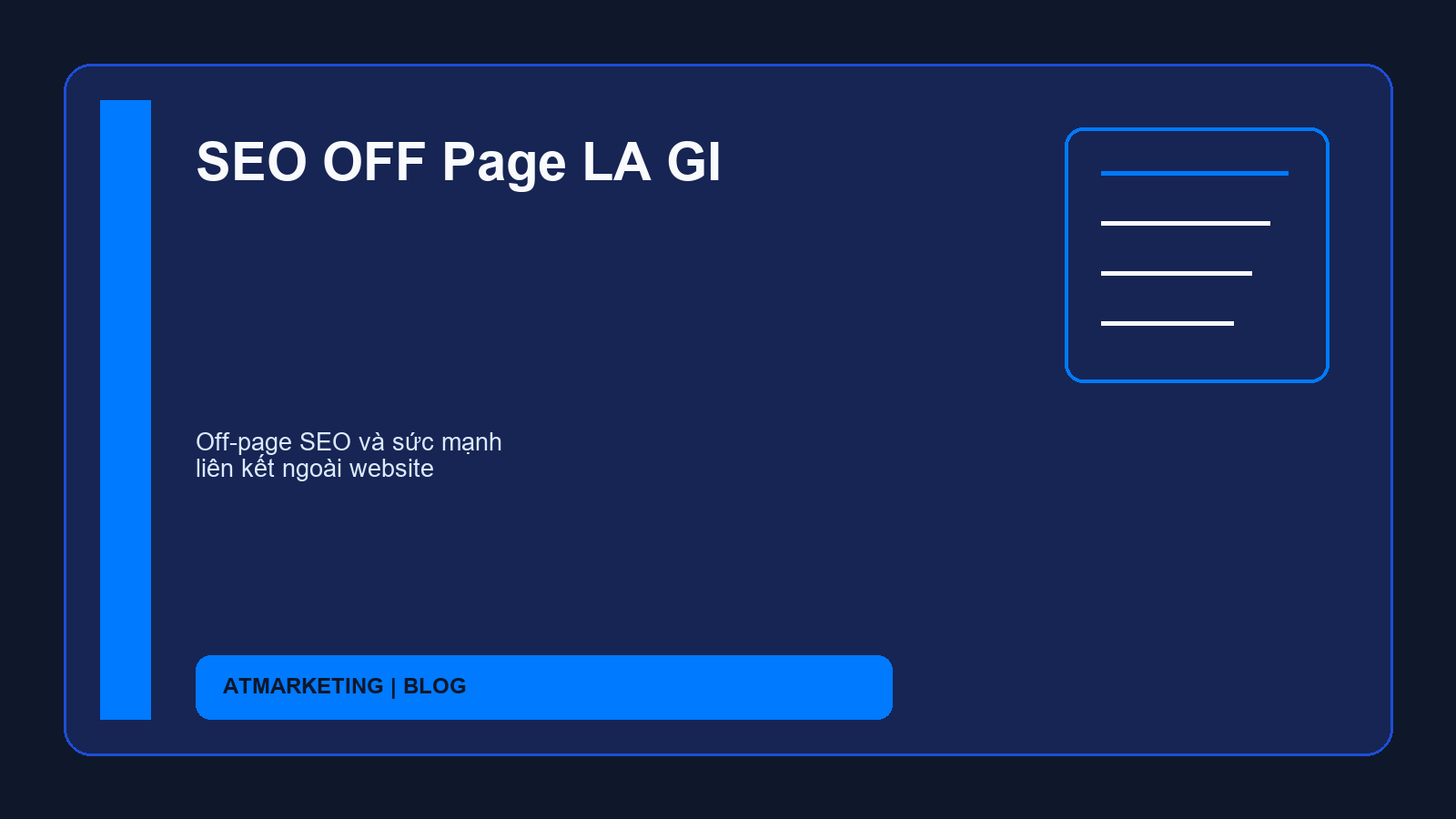 SEO OFF Page LA GI