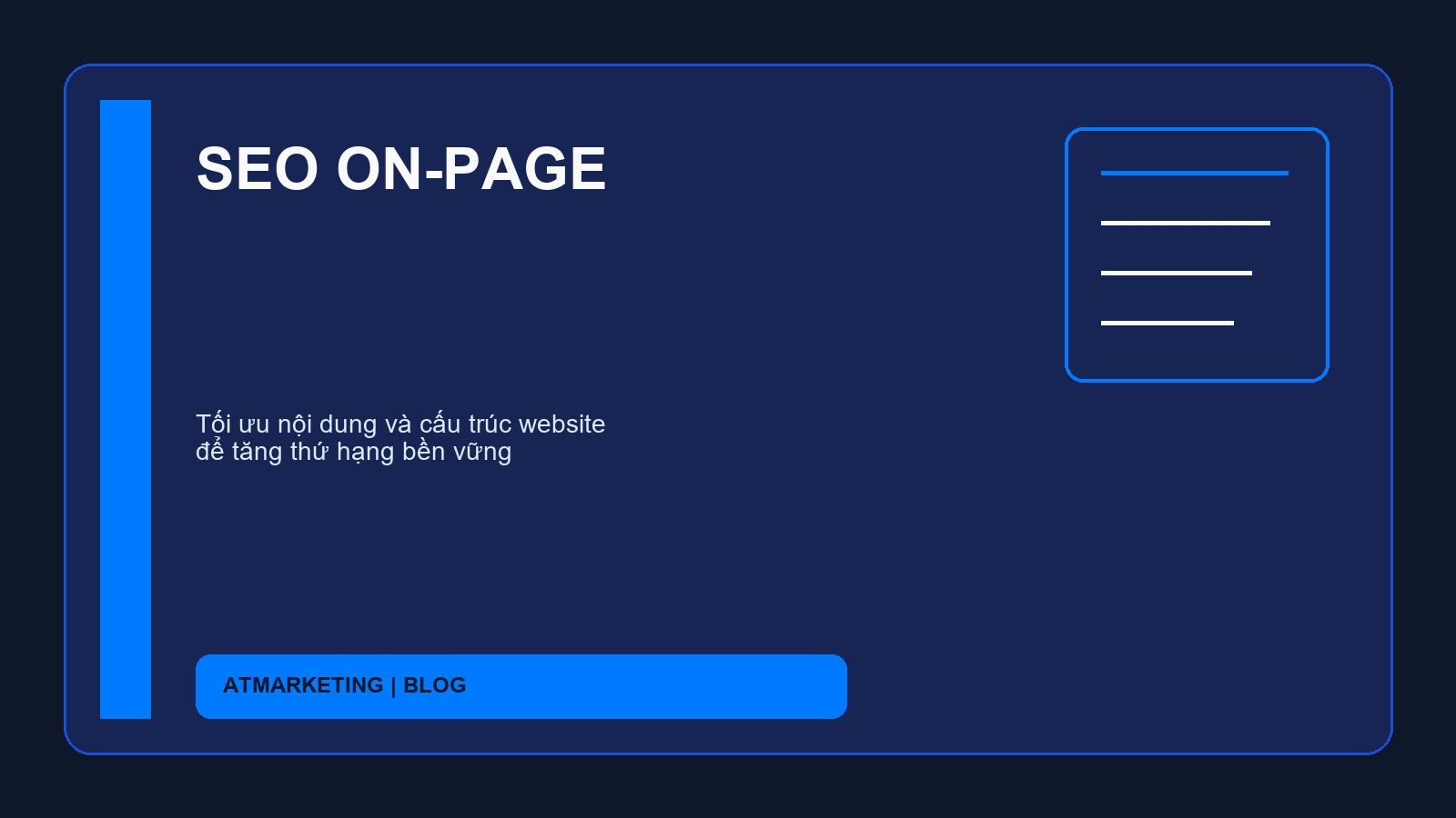 SEO ON-PAGE