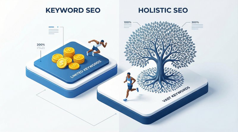 So sánh SEO từ khóa và SEO tổng thể