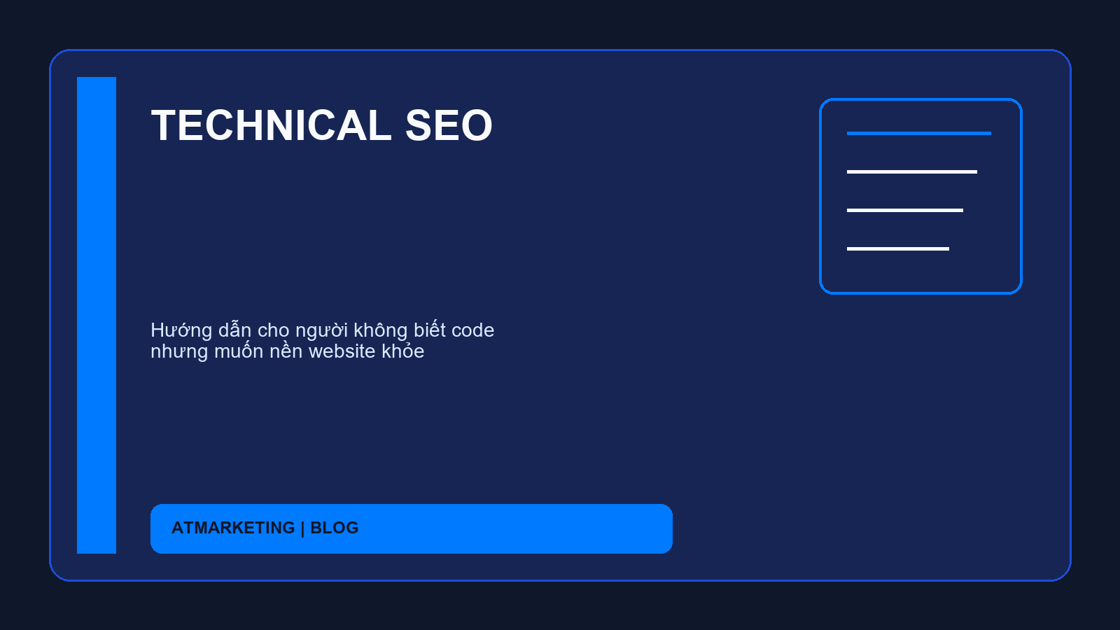 TECHNICAL SEO
