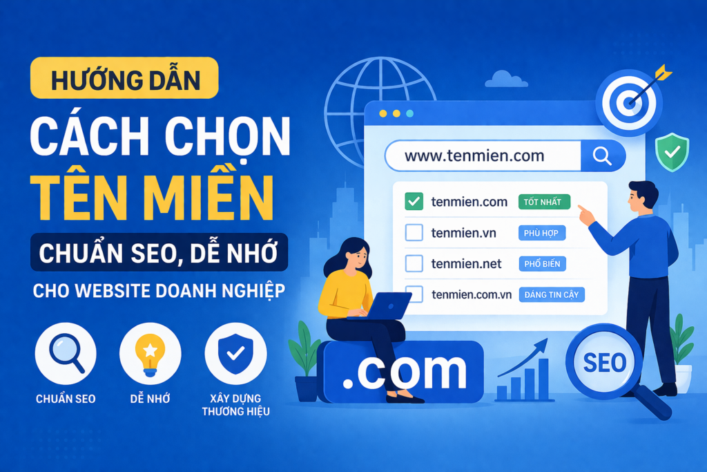 Hướng Dẫn Cách Chọn Tên Miền Chuẩn SEO, Dễ Nhớ Cho Website Doanh Nghiệp