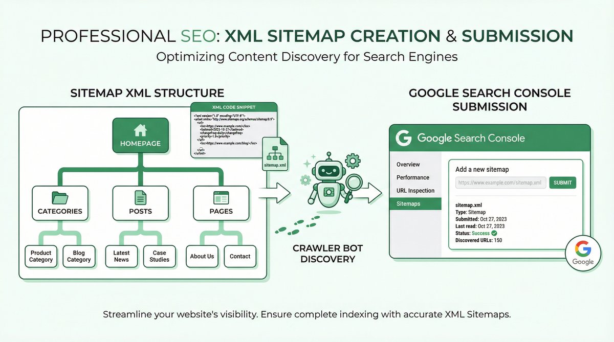 cách tạo sitemap - AT Việt Nam
