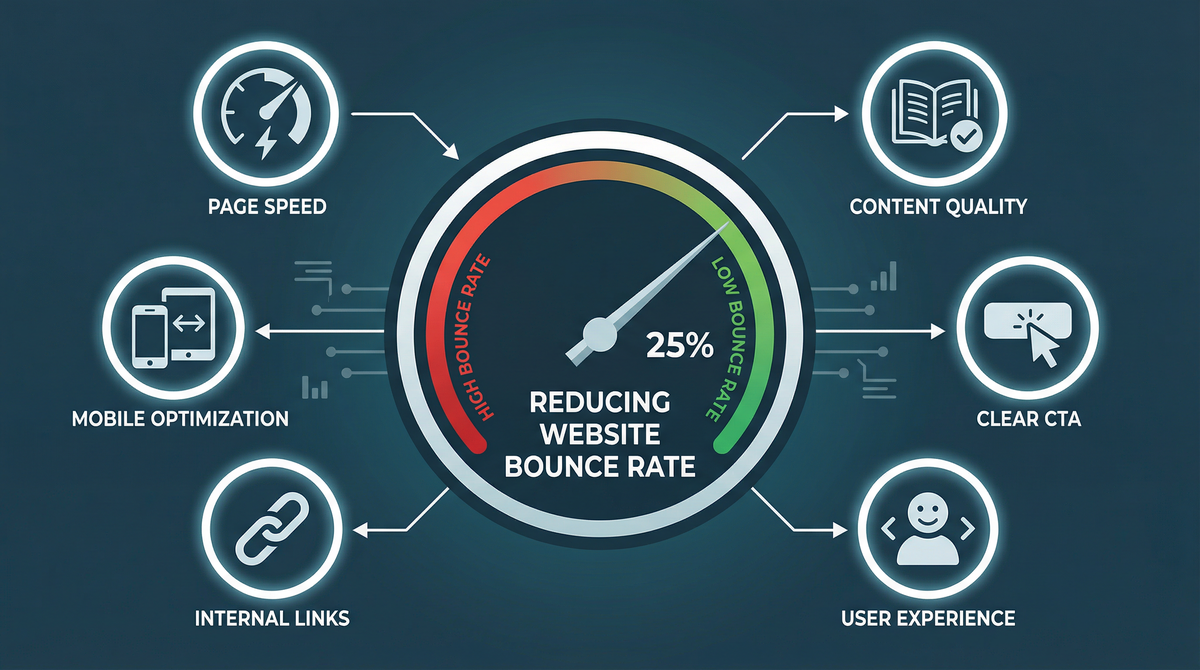 Infographic giảm bounce rate