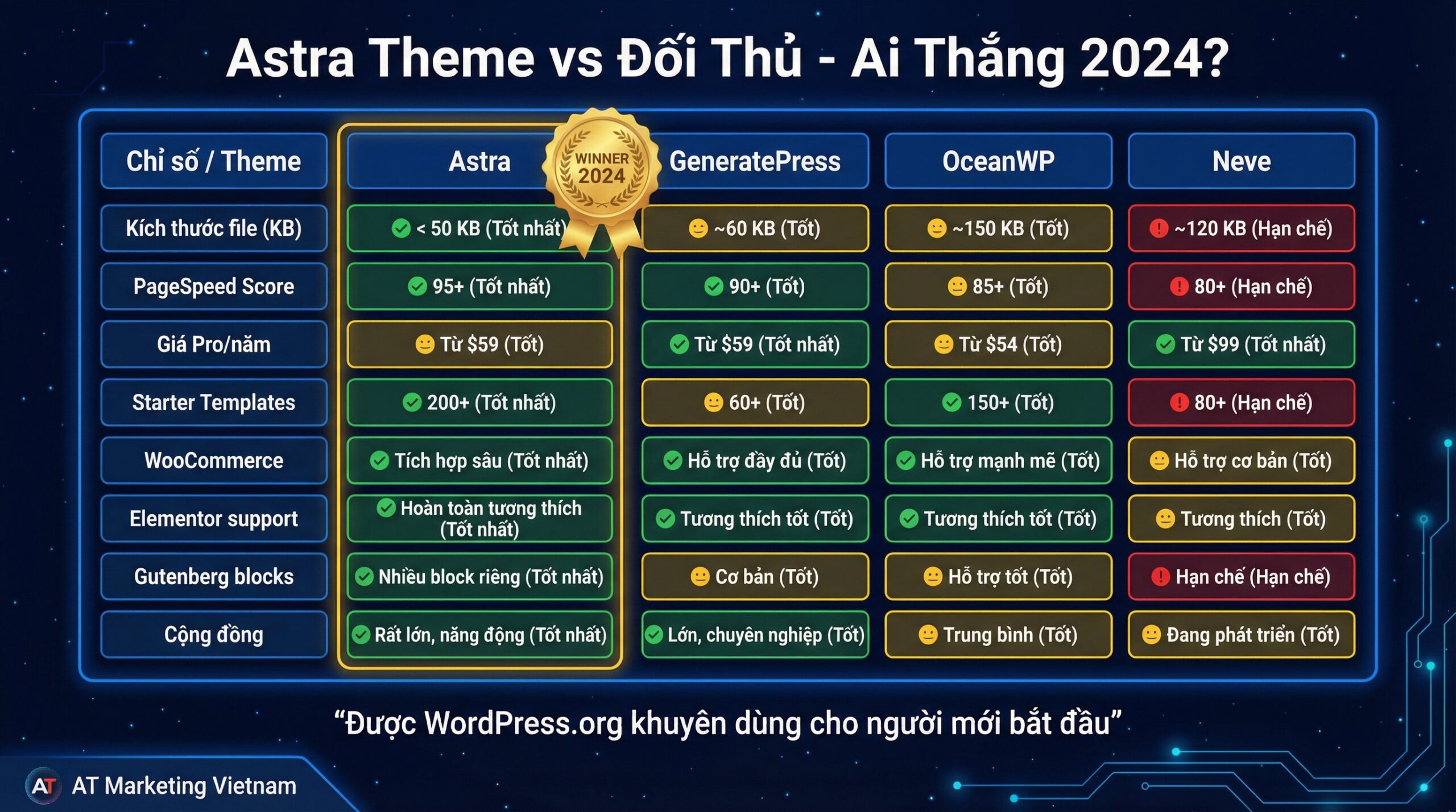 Infographic astra theme wordpress chi tiết