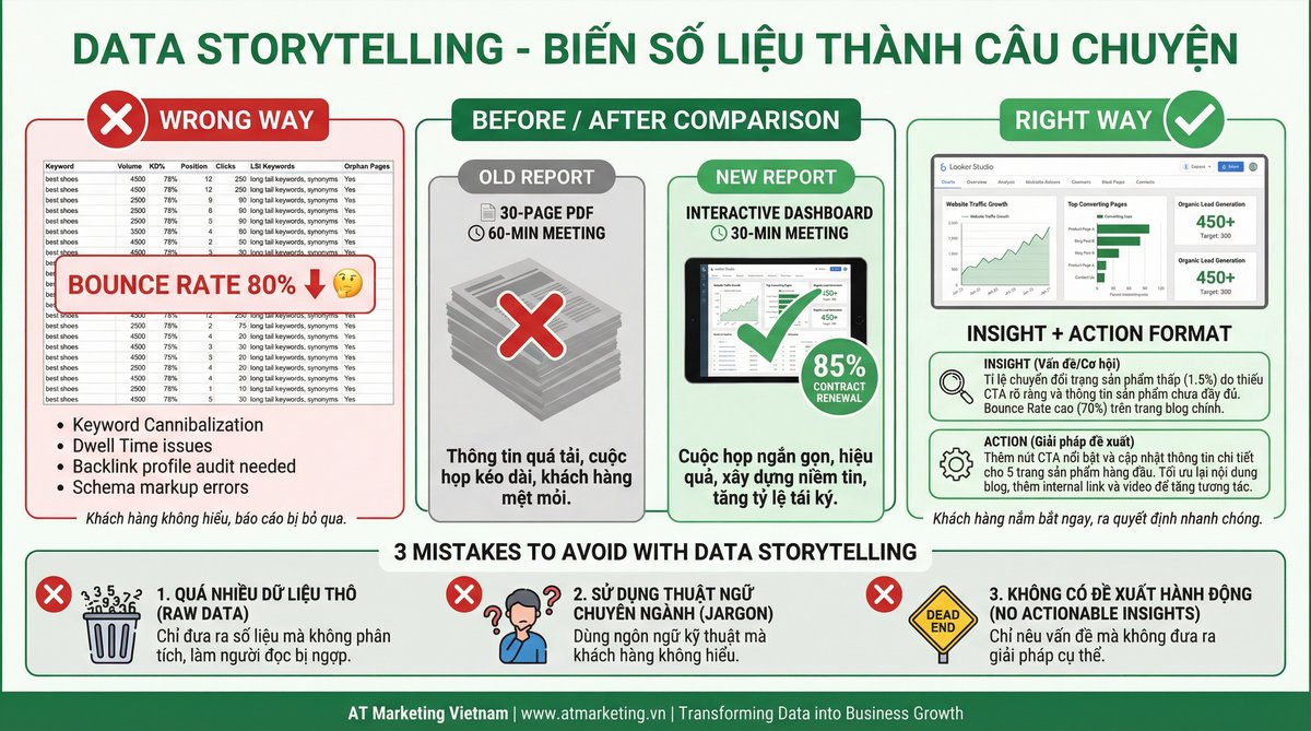 Data Storytelling SEO - Biến số liệu thành câu chuyện kinh doanh