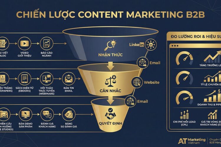 Infographic content marketing b2b - AT Marketing Vietnam