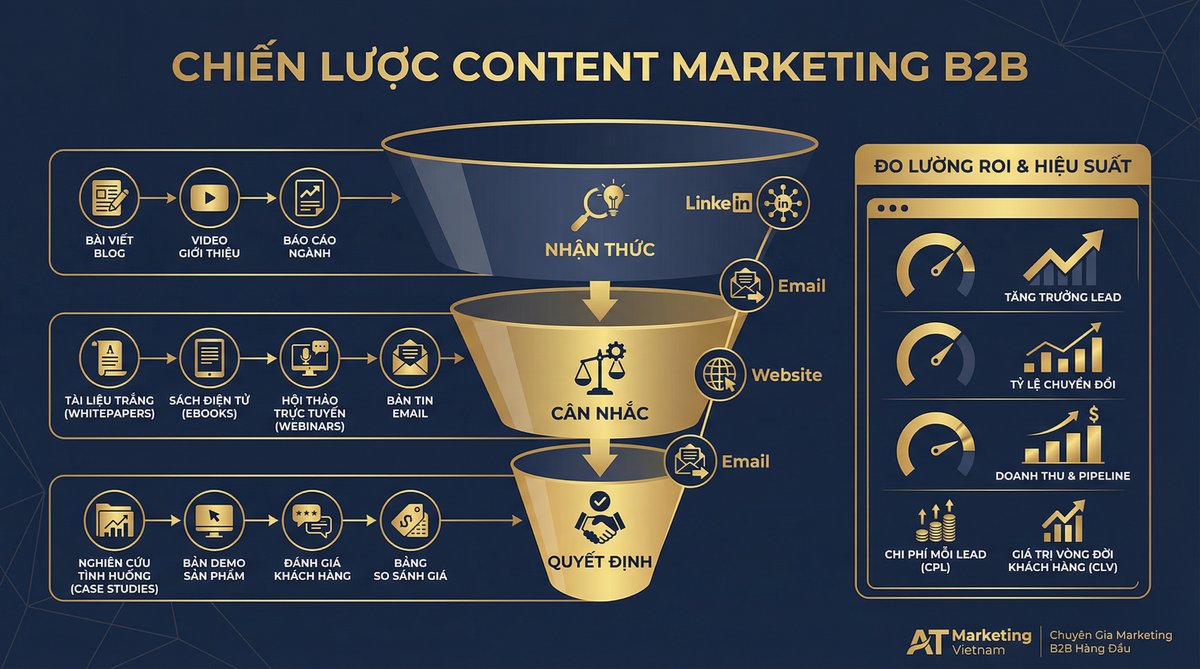 Infographic content marketing b2b - AT Marketing Vietnam