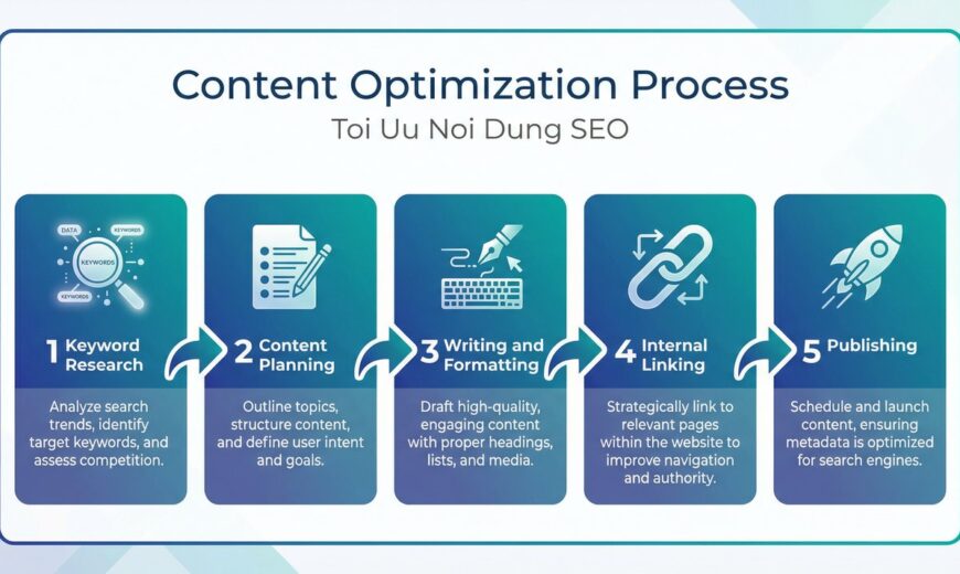Quy trình tối ưu nội dung SEO 5 bước chuẩn chuyên nghiệp