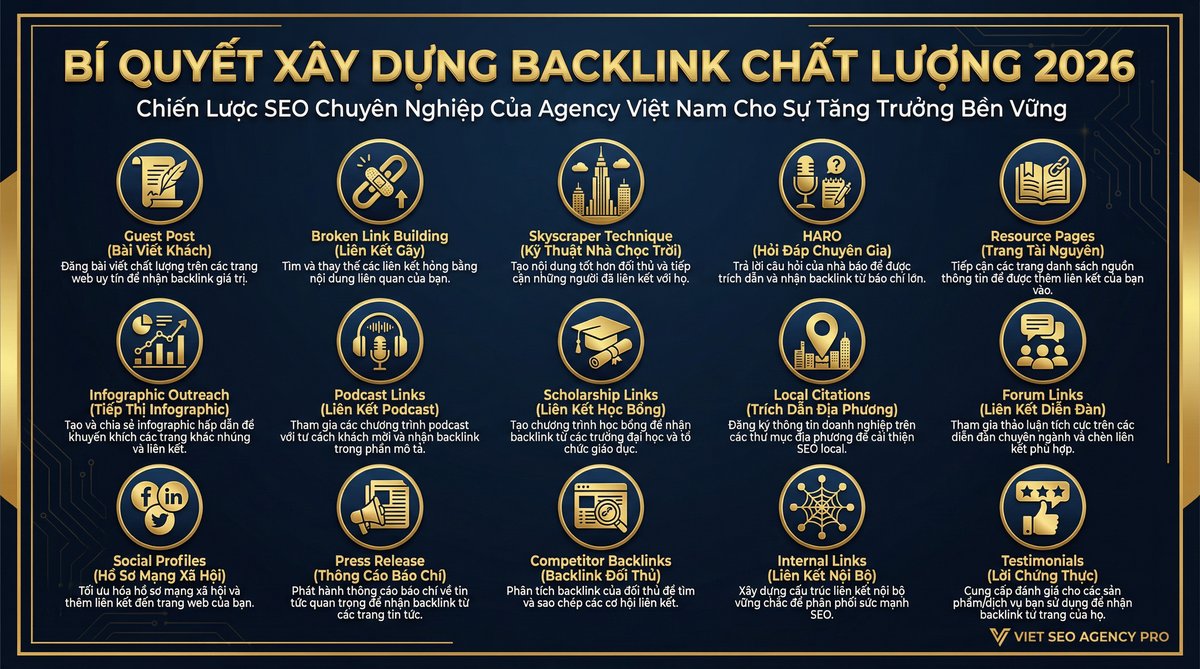 SEO infographic: chiến lược link building