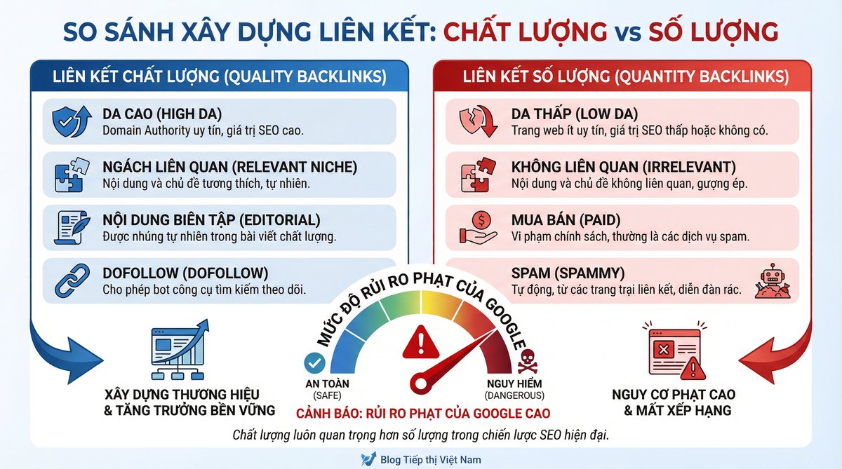 Minh họa chiến lược link building