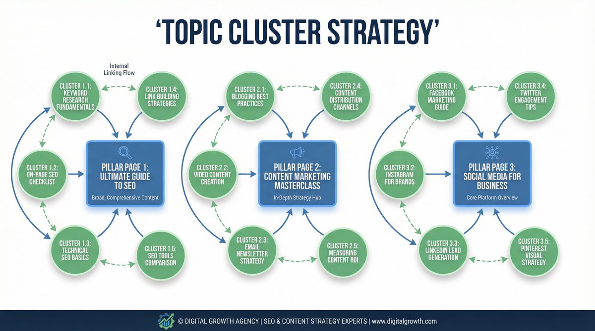 Minh họa về pillar page là gì