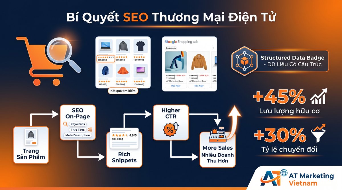 Bí quyết SEO thương mại điện tử - AT Marketing Vietnam