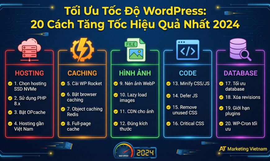 tối ưu tốc độ wordpress - AT Marketing Vietnam
