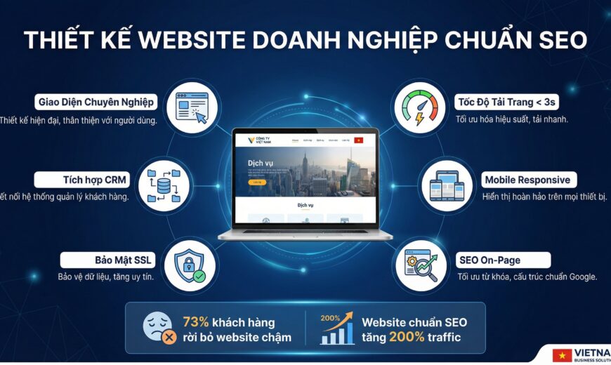 thiết kế website doanh nghiệp - AT Marketing Vietnam