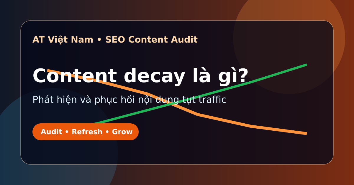 Content decay là gì và cách phục hồi traffic SEO