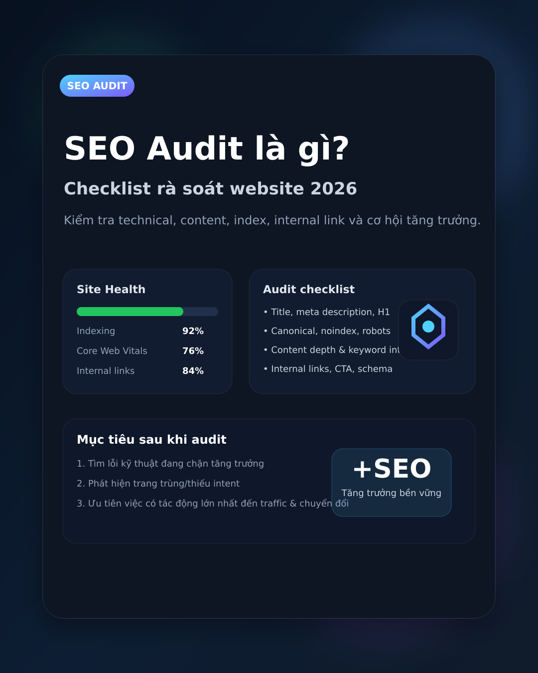 SEO Audit là gì? Checklist rà soát website 2026