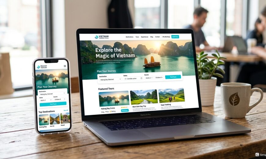Báo giá thiết kế website du lịch