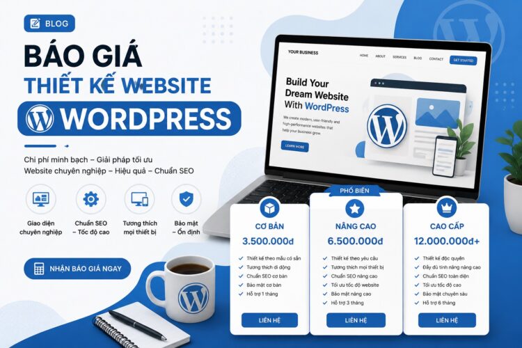 Báo Giá Thiết Kế Website WordPress