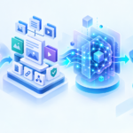 Minh họa quy trình AIO trong marketing từ ý định tìm kiếm đến câu trả lời AI