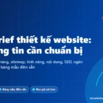 Ảnh bìa mẫu brief thiết kế website với 15 thông tin doanh nghiệp cần chuẩn bị trước khi làm web