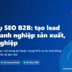 Ảnh bìa dịch vụ SEO B2B tạo lead cho doanh nghiệp sản xuất, công nghiệp của AT Marketing