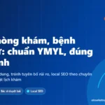 Ảnh bìa dịch vụ SEO phòng khám, bệnh viện tư chuẩn YMYL và quy định quảng cáo y tế của AT Marketing