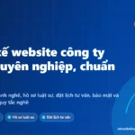 Ảnh bìa thiết kế website công ty luật, văn phòng luật sư chuẩn SEO: lĩnh vực hành nghề, hồ sơ luật sư, đặt lịch